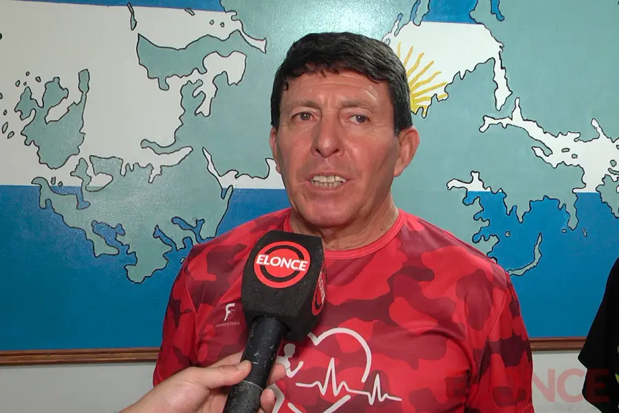 Omar Godoy, atleta y veterano de Malvinas (foto Elonce)