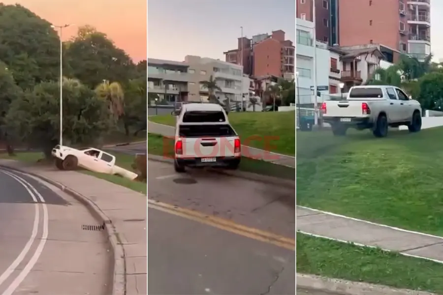 Conductor realiz&oacute; maniobras peligrosas en Parque Urquiza en Paran&aacute;