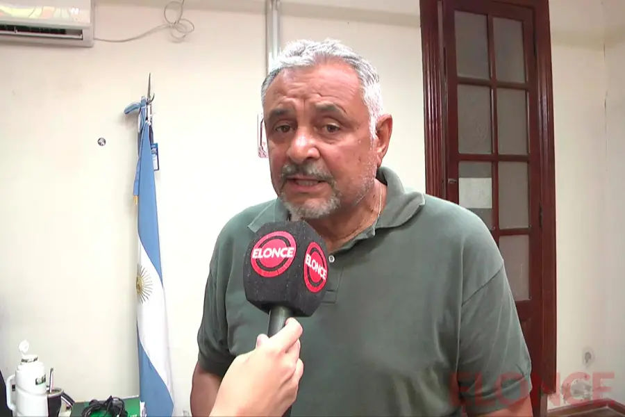 Oscar Muntes, de ATE Entre R&iacute;os (foto Elonce)