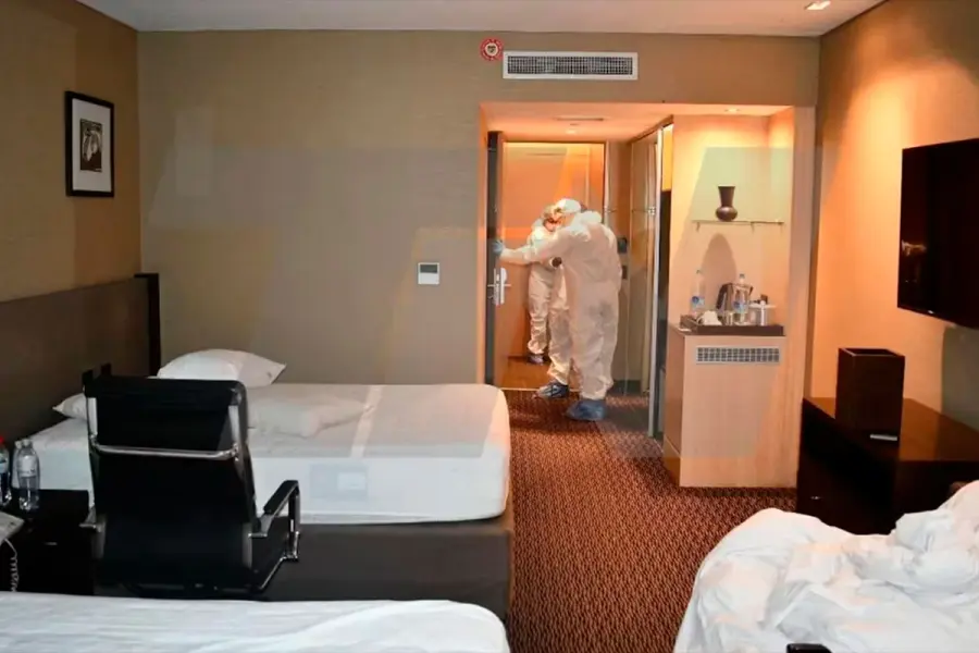 La habitaci&oacute;n del hotel. (TN),