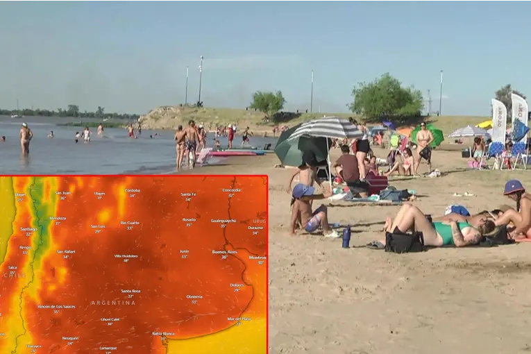 Calor extremo: rige alerta naranja y amarilla en Entre Ríos y otras provincias