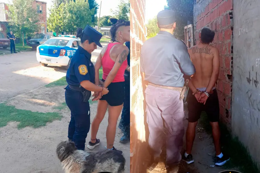 Detenidos en Concepci&oacute;n del Uruguay (foto Polic&iacute;a de Entre R&iacute;os)