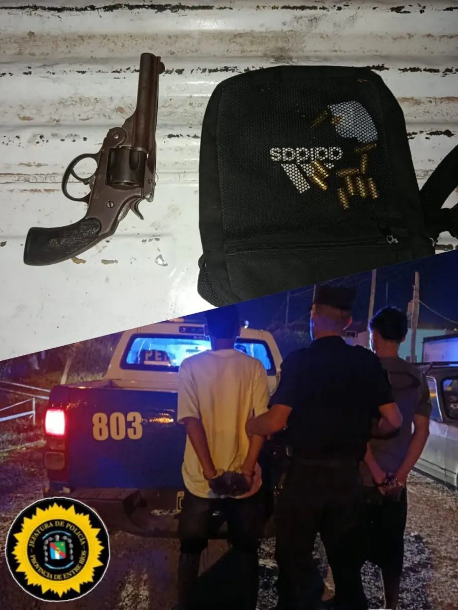 Detenido en Paran&aacute; (foto Polic&iacute;a de Entre R&iacute;os)