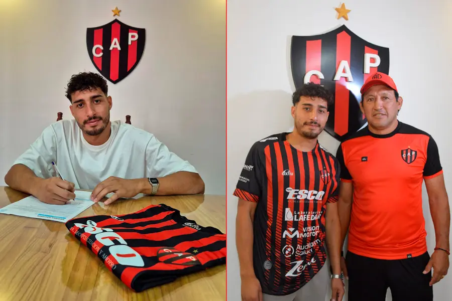 Facundo Heredia junto a V&iacute;ctor Muller (foto Prensa Patronato)