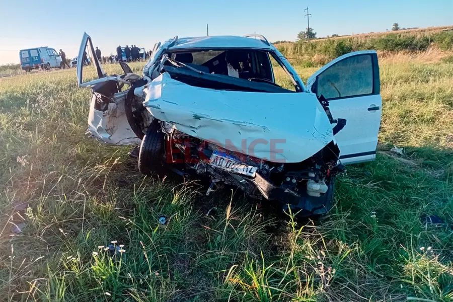 Tres fallecidos y varios heridos tras choque frontal en Ruta 20- Gentileza R2820