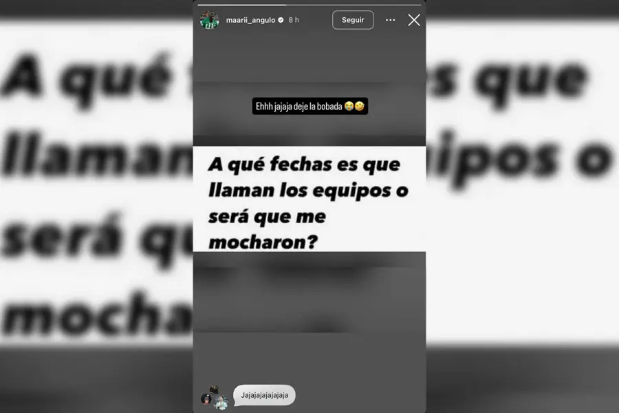 El descargo del jugador. Foto: Instagram.