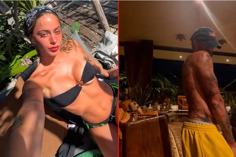 Tini Stoessel y Rodrigo De Paul disfrutan de sus vacaciones en una playa exclusiva