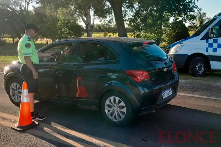 Por aumento de robos en zona de casas quintas y realizaron controles en Ruta 12