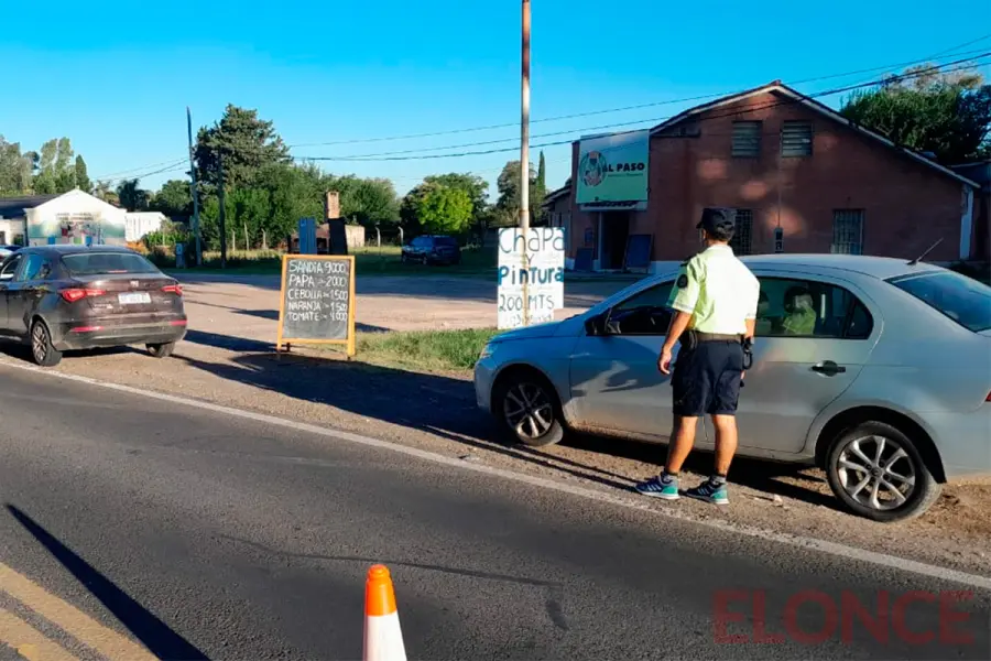 Por aumento de robos en zona de casas quintas y realizaron controles en Ruta 12