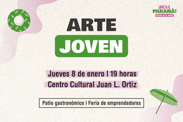 Llega Arte Joven al Centro Cultural Juan L. Ortiz