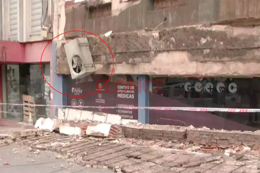 El aire acondicionado que caus&oacute; el derrumbe - Elonce