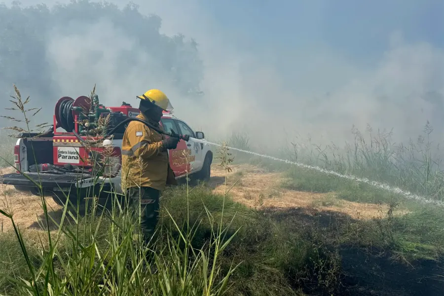 Incendio en calle Heinze