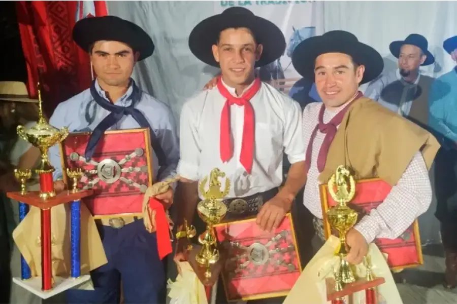 Laporta, Gallegos y Sena (foto archivo)