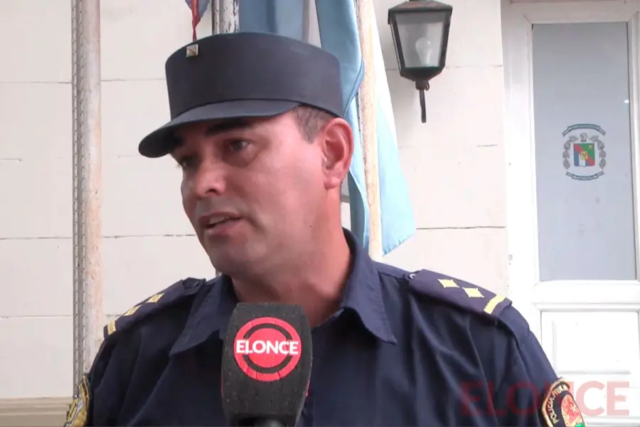 Jefe de la Comisar&iacute;a Tercera, comisario Juan Molina. Foto: Elonce.