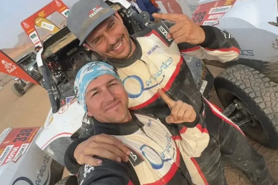 Lucas del R&iacute;o y Bruno Jacomy sumaron una nueva victoria parcial. Foto: Instagram.