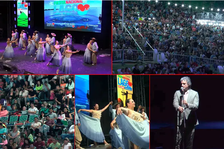 Con la cumbia en el cierre, inició la 42° Fiesta Nacional del Lago en Federación
