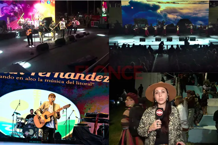 Con música del litoral, brilla la segunda luna festivalera de Diamante