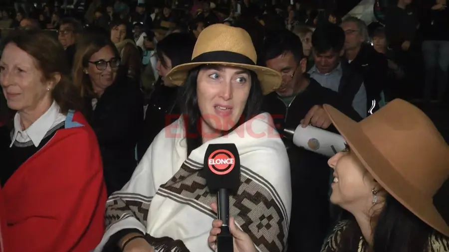 La joven que lleg&oacute; desde Firmat para disfrutar el Festival de Diamante