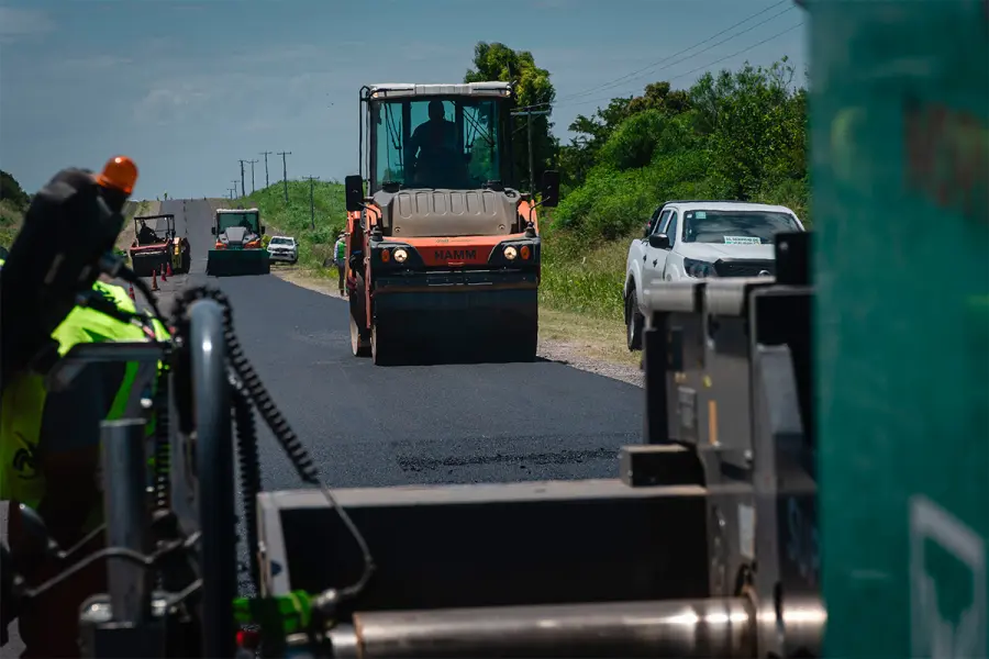Contin&uacute;a la reconstrucci&oacute;n de la ruta provincial 10 en el departamento Paran&aacute;