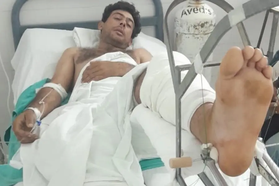 As&iacute; se encuentra el camionero de Gualeguaych&uacute;. Foto: M&aacute;xima Online.