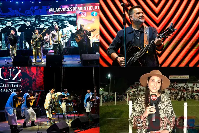 Con música del Litoral, brilló la segunda luna festivalera de Diamante