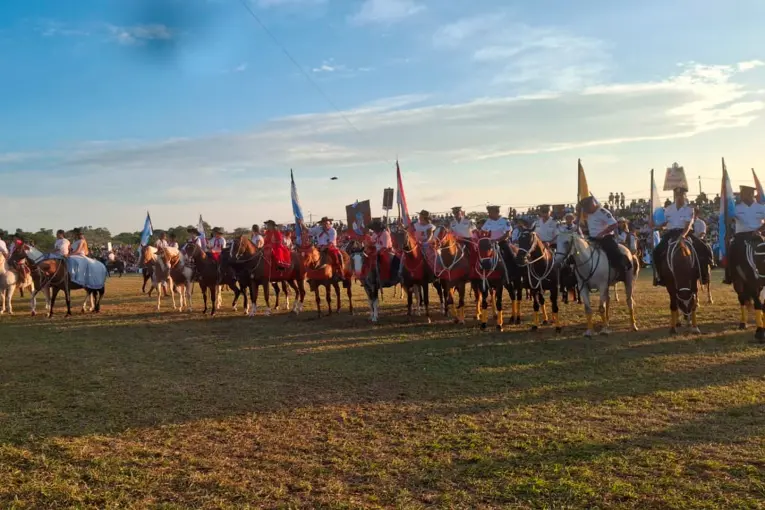 Fotos: así se vivió el desfile de agrupaciones tradicionalistas en Diamante