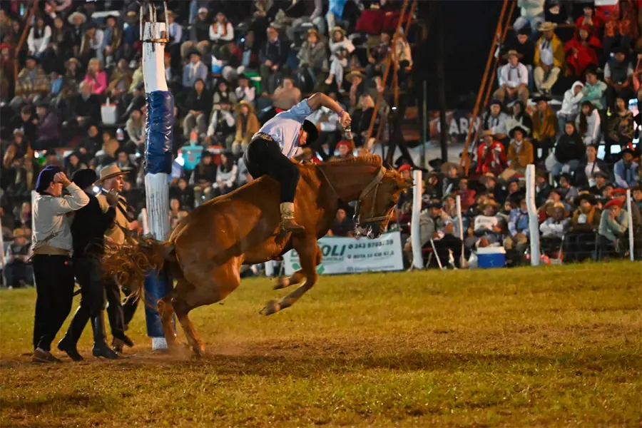 (foto Festival Nacional de Jineteada y Folclore de Diamante)