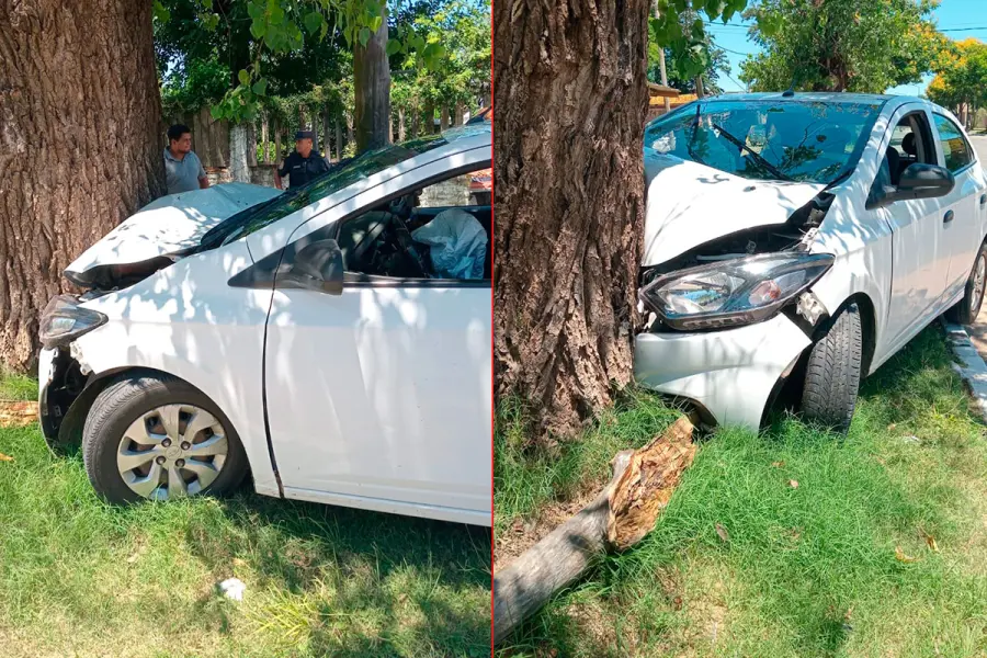 Accidente en Concordia (foto Polic&iacute;a de Entre R&iacute;os)