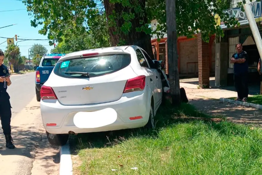Accidente en Concordia (foto Polic&iacute;a de Entre R&iacute;os)