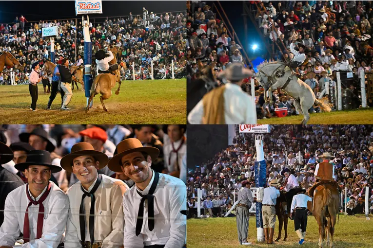 Se lleva a cabo la tercera noche de jineteadas en el Festival de Diamante