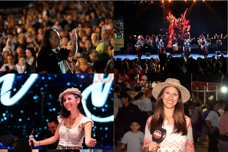 El folclore y el chamamé se desplegó en el escenario en otra noche del Festival de  Diamante