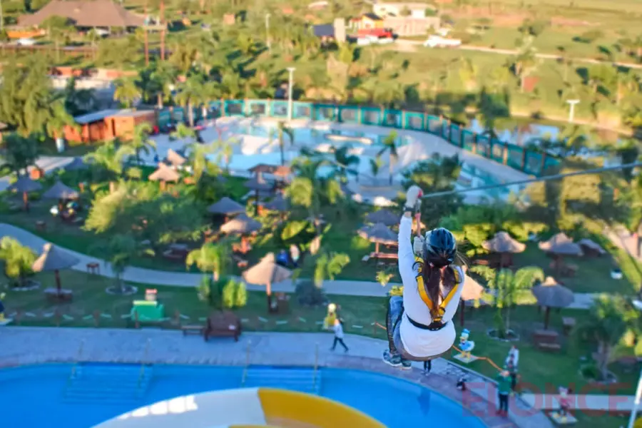 El Parque Interlagos tiene una tirolesa que atraviesa todo el complejo. Foto: Archivo.