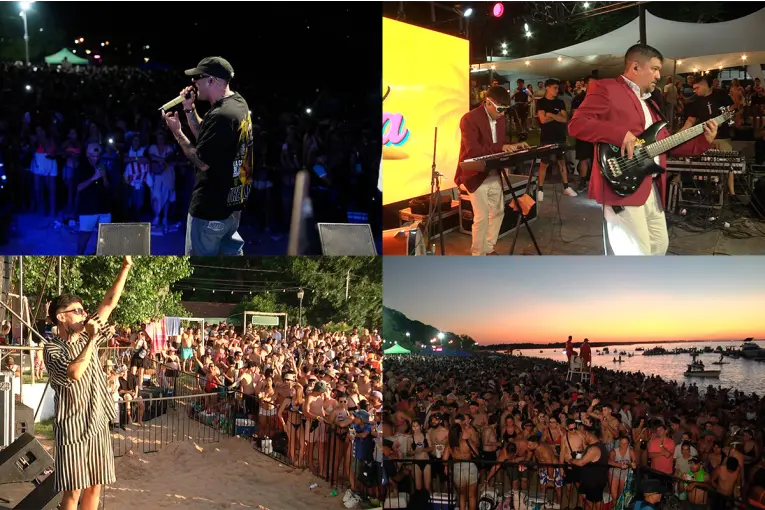 A pura cumbia, el público se deleitó con una nueva edición de la Fiesta de la Playa en Villa Urquiza