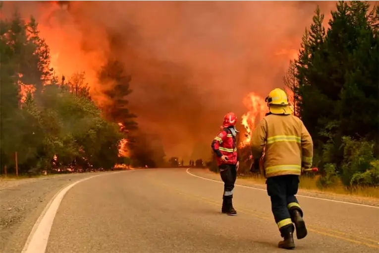 Una paranaense relató el impacto de los incendios en la Patagonia: “Son momentos de mucha tristeza”