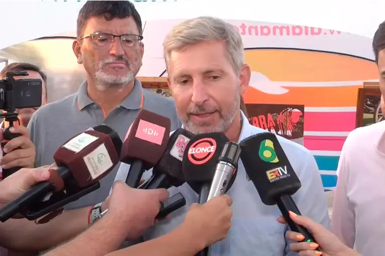 Frigerio en el Festival de Diamante: “Estas fiestas tienen un impacto económico evidente y por eso las apoyamos