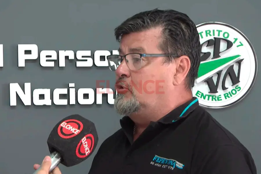 Secretario general del Sindicato Personal de Vialidad Nacional, Ra&uacute;l Meza. Foto: Elonce.