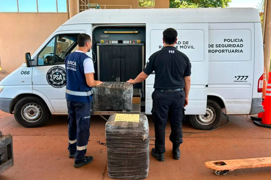 Operativo de PSA en Iguaz&uacute;, Misiones (foto PSA)
