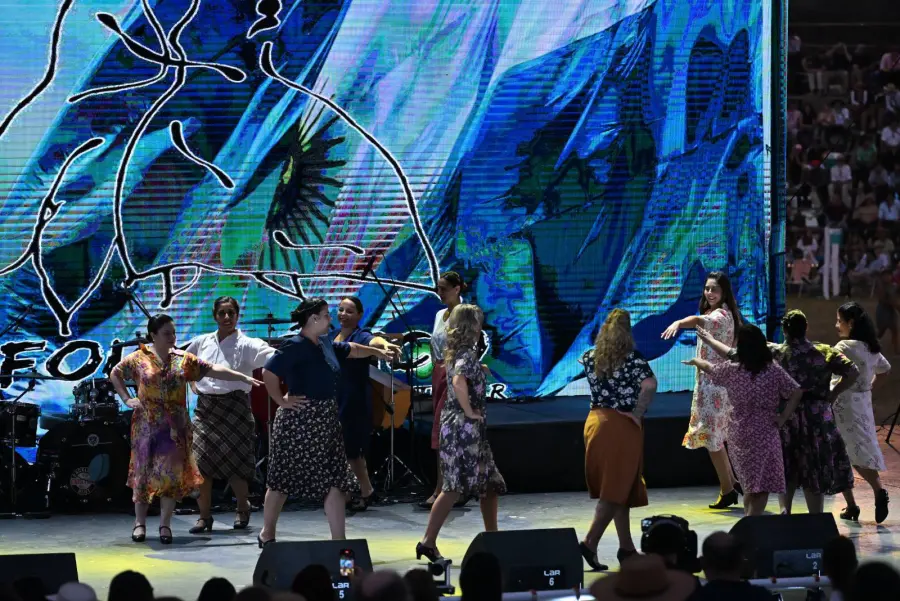 Ballet Ancat. Foto: Festival Nacional de Jineteada y Folclore