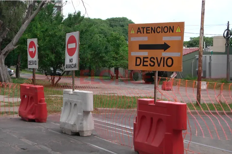 Dispusieron cortes de tránsito por obras en la futura Plaza Borges de Paraná
