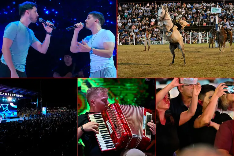 Festival de Diamante: con Campedrinos, la última noche fue a puro baile y chamamé en el escenario