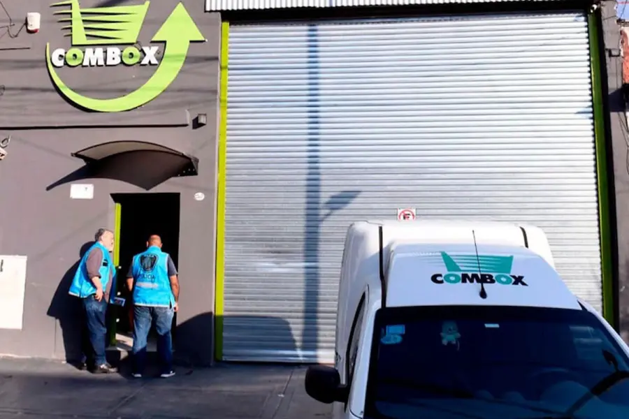 Local allanado en Buenos Aires. Foto: Polic&iacute;a de la Ciudad.