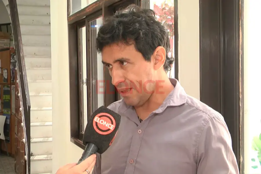 Secretario general de AGMER, Abel Antivero. Foto: Elonce.