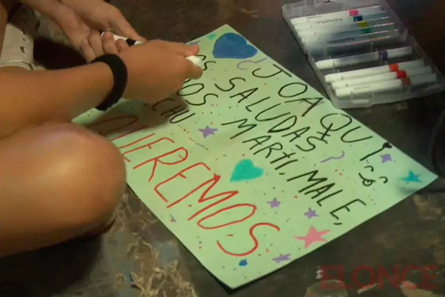 El cartel de los ni&ntilde;os para La Joaqui