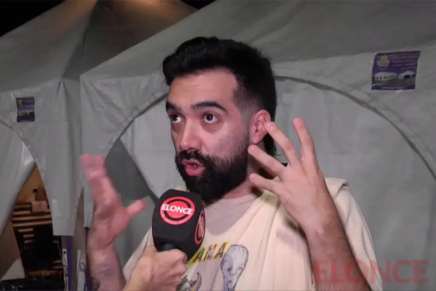 Gabriel Pedernera, baterista de Eruca Sativa (foto Elonce)