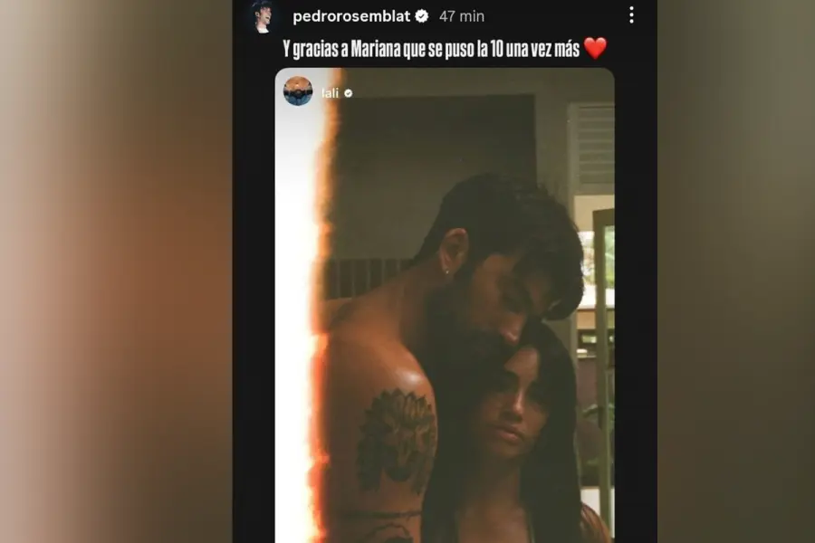 El mensaje de Pedro Rosemblat para Lali Esp&oacute;sito.