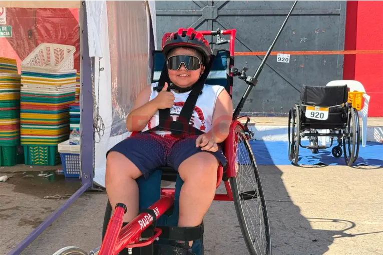 Falleció niño que participó del Triatlón de La Paz para concientizar sobre la enfermedad de Duchenne
