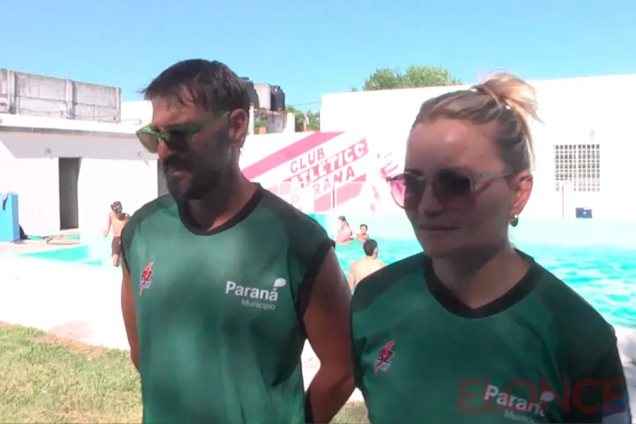 Profes de la colonia del Club Paran&aacute;. Foto: Elonce.