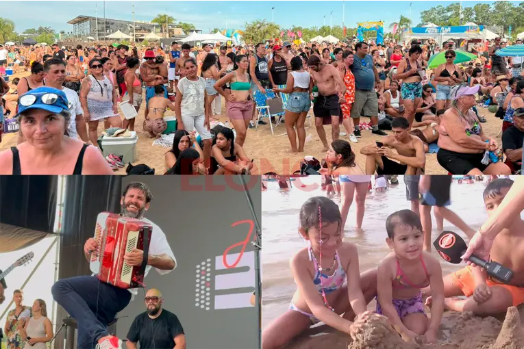 La música litoraleña dio el presente en la Fiesta de la Playa del Thompson con Juan Manuel Bilat