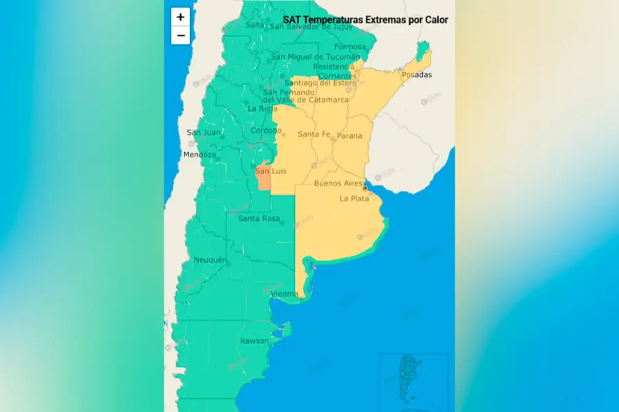 Alerta por temperaturas extremas