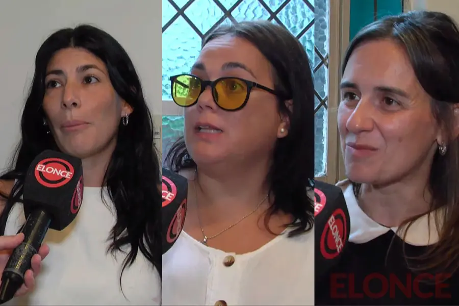 Florencia Melo, Luisina Melo y Marisel Molina. Foto: Elonce.